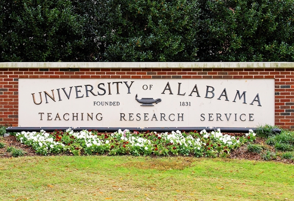 University of Alabama Entrance Sign Thumbnail  University of Alabama Entrance Sign